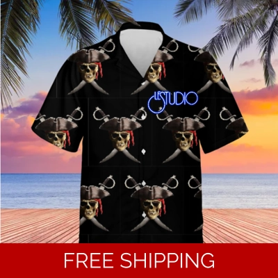 Hawaiian Shirt Unisex Le Studio Pirate Sword